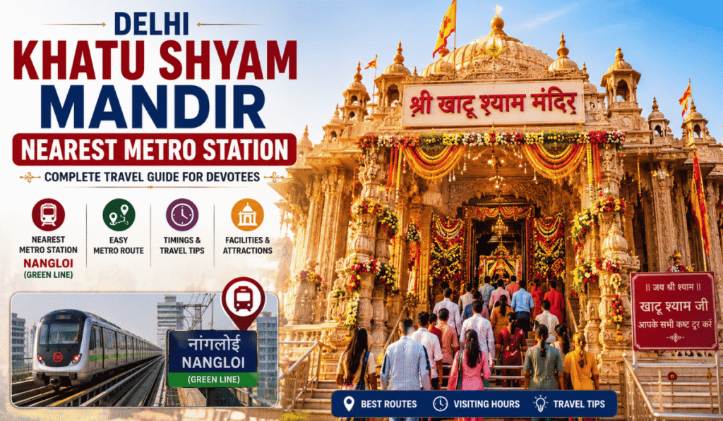 Delhi Khatu Shyam Mandir Nearest Metro Station