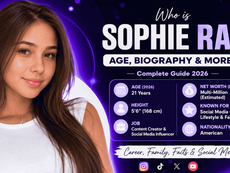 Sophie Rain Age (2026): Biography, Career, Net Worth and Social Media