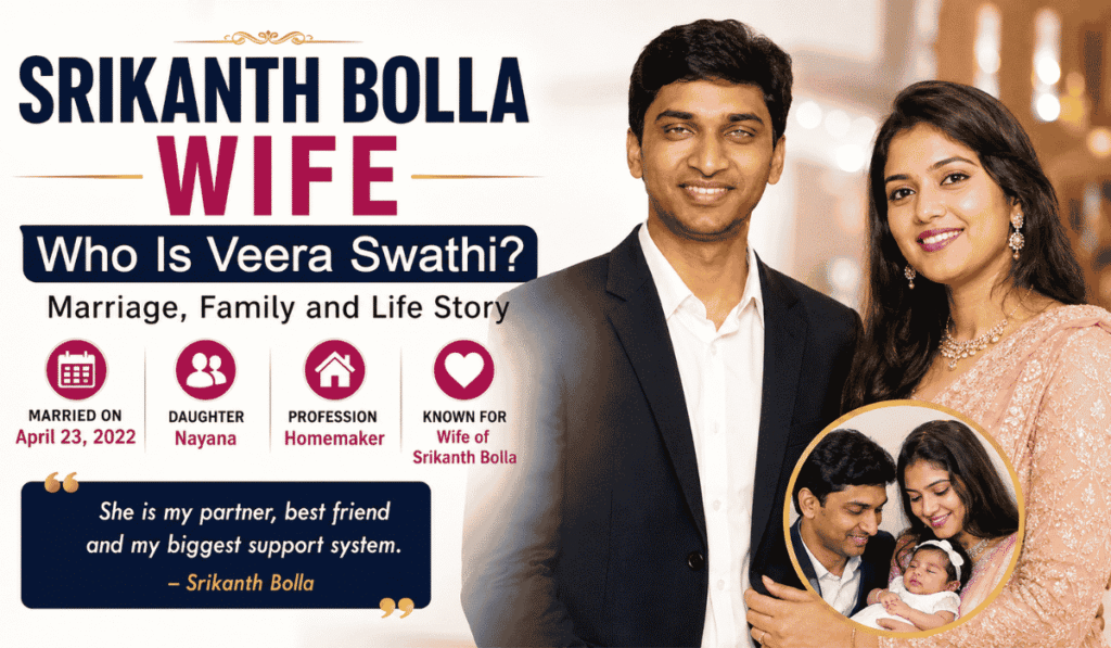 Srikanth Bolla Wife