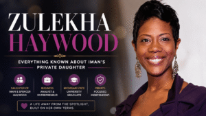 Zulekha Haywood biography featuring her portrait and career, family, and private life highlights.