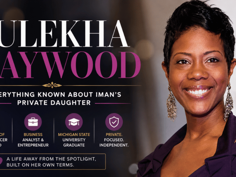 Zulekha Haywood biography featuring her portrait and career, family, and private life highlights.