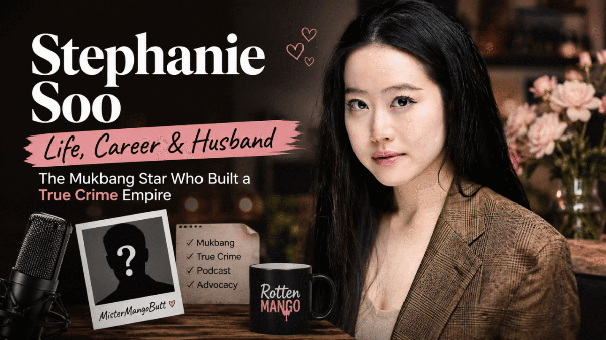 Feature image of Stephanie Soo highlighting her life, career, true crime podcast, and private husband.